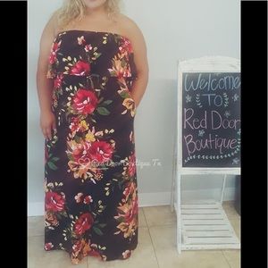 Floral maxi dress